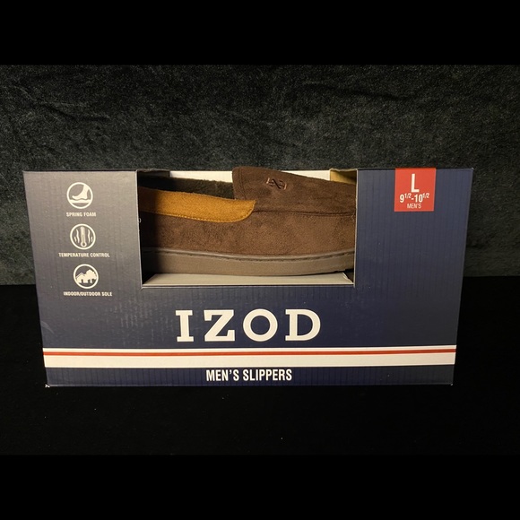 NWOT IZOD Men’s Indoor/Outdoor Slippers